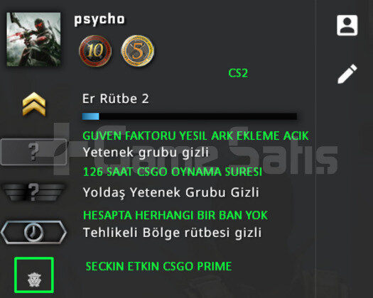 2 MADALYA | FULL PRIME CSGO | GUVEN FAKTORU YESIL