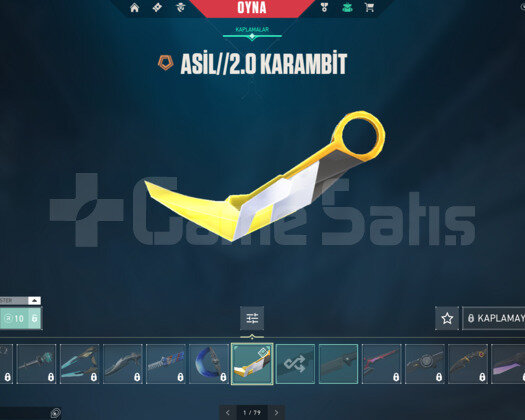 ASİL KARAMBİT + GAIANIN İNTİKAMI VANDALLI HESAP