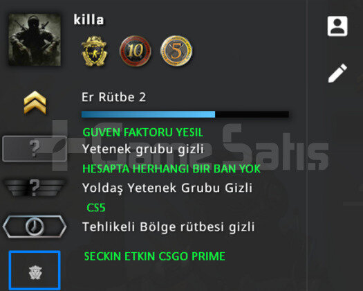 3 MADALYA | FULL PRIME CSGO | GUVEN FAKTORU YESIL