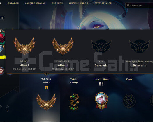 TR GOLD 1 84 LP 4 KOSTUM 60 WR FRESH HESAP