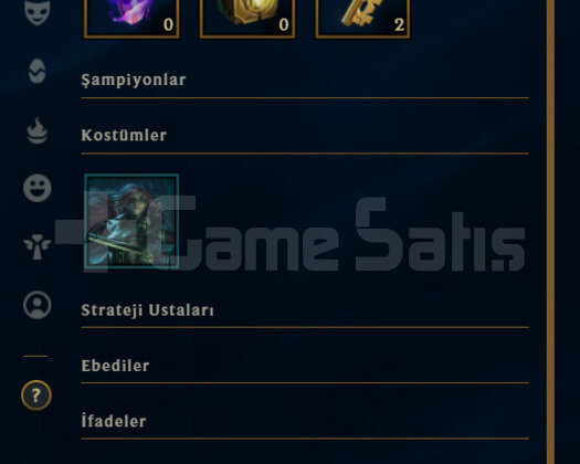 TR Gold 2 | 8 Kostüm - 32 Hero | LoL Hesap