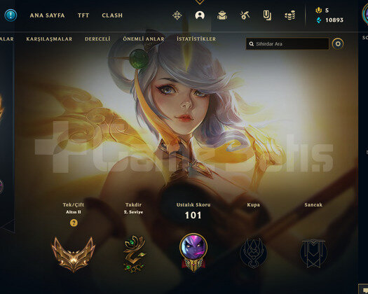 TR Gold 2 | 8 Kostüm - 32 Hero | LoL Hesap