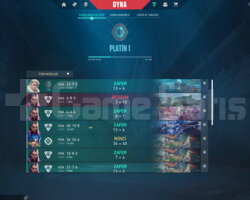Valo Plat Hesap + Lol