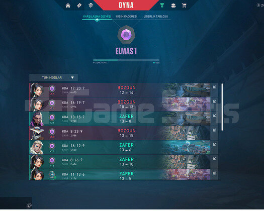 VALORANT DİA1 SMURF ACC!!