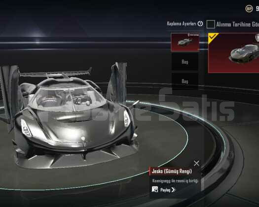Koenigsegg özel Arabalı Hesap