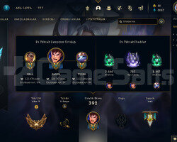 101 skin 120 şampiyon 275 lvl 4 yıllık hesap gold4