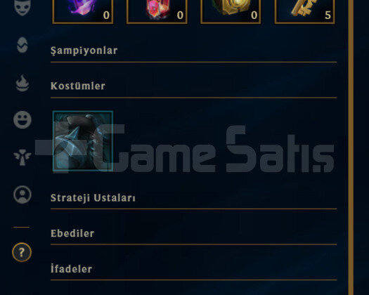 TR Gold 4 | 8 Kostüm - 33 Hero | LoL Hesap