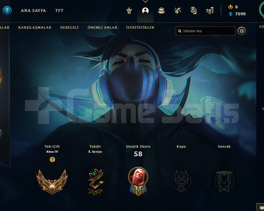 TR Gold 4 | 8 Kostüm - 33 Hero | LoL Hesap