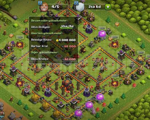 COC MAX TH10 KAÇIRMA