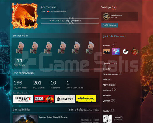 6000 TL LİK STEAM HESABI FULL+FULL POPÜLER OYUNLAR