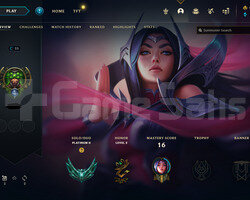LOL P2 DIAMOND MMR ACCOUNT