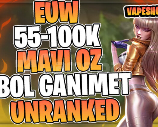 EUW +55K MAVİ ÖZ 30 LEVEL UNRANKED HESAP