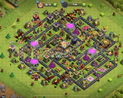 clash of clans belediye binası 11 sv