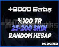 +2000 GÜVENLİ SATIŞ/25-200 SKİN DOPDOLU HESAPLAR