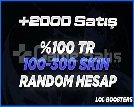 +2000 GÜVENLİSATIŞ/100-300 SKİN ARASI HARİKA HESAP