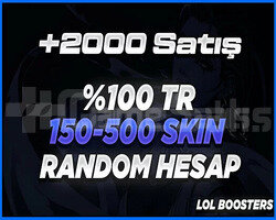 +2000 GÜVENLİSATIŞ/150-500 SKİN FULL+FULL HESAPLAR