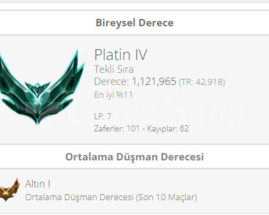 PLAT 4 62WR ÇITIR HESAP