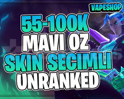 TR-EUW +55K MAVİ ÖZ 30 LEVEL UNRANKED HESAP