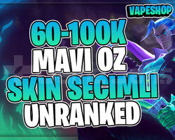 TR-EUW +60K MAVİ ÖZ 30 LEVEL UNRANKED HESAP