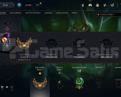 LOL WEST 55 WR GOLD 2 75 LP ACC PLAT MMR