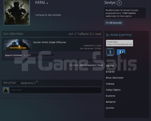 PRIME CSGO | ARK ACIK  | MAGAZA TR YESIL FAKTOR