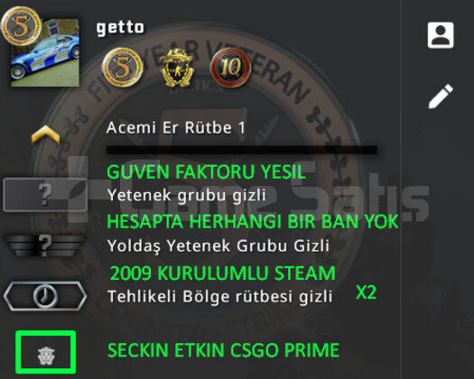 3 MADALYA | FULL PRIME CSGO | GUVEN FAKTORU YESIL