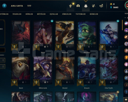 150 LEVEL 42 KOSTÜM UNRANKED LOL HESABI