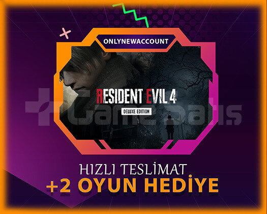 Resident Evil 4 Deluxe Edition + 2 Oyun + Garanti