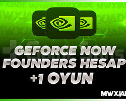Geforce Now Founders + İstediğiniz 2 Oyun