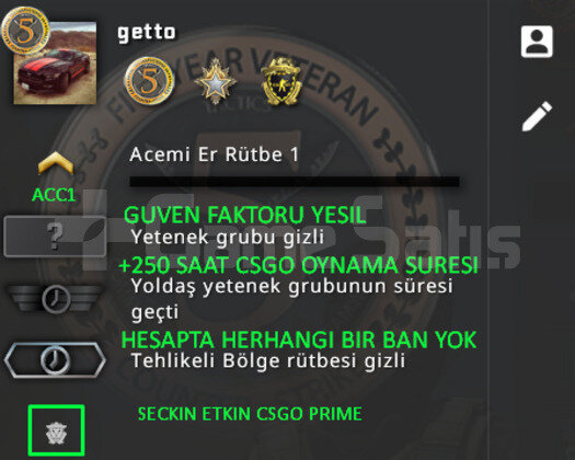 3 MADALYA | FULL PRIME CSGO | GUVEN FAKTORU YESIL