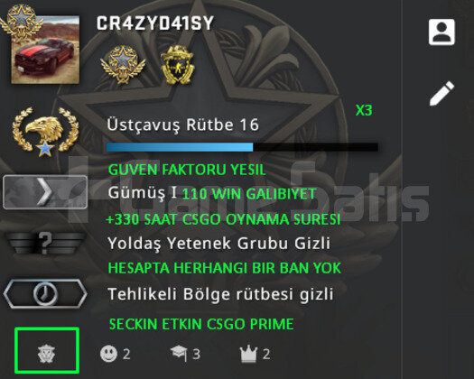 2 MADALYA | FULL PRIME CSGO | GUVEN FAKTORU YESIL