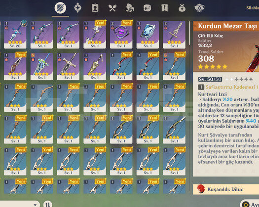 ar25 diluc wolf + cyno