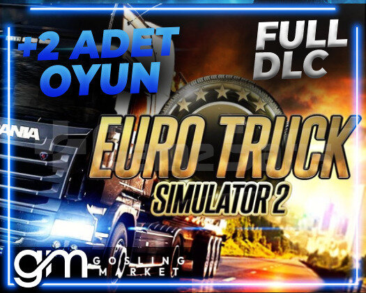 Euro Truck Simulator 2 Full DLC + 2 Oyun + Garanti
