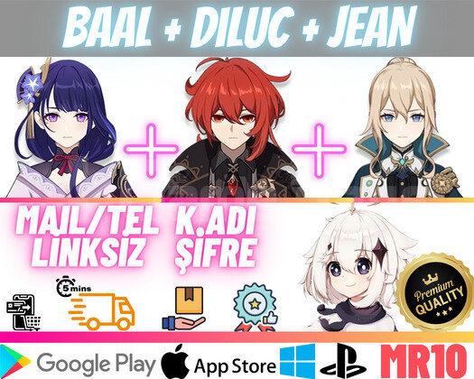 EU | MR10 Baal + Diluc + Jean - Başlangıç