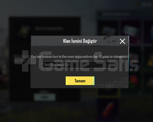 10 SV PUBG KLAN İSİM DEĞİŞTİRME AKTİF