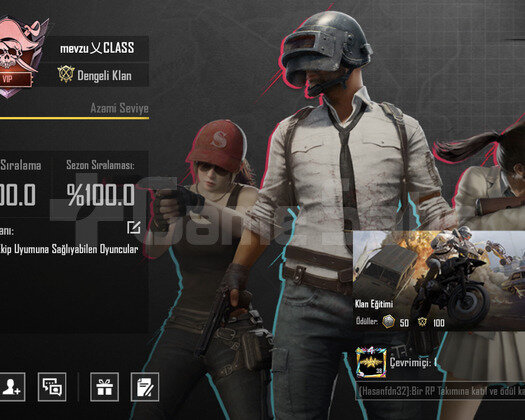 10 SV PUBG KLAN İSİM DEĞİŞTİRME AKTİF