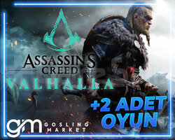 Assassins Creed Valhalla + 2 Oyun + Garanti