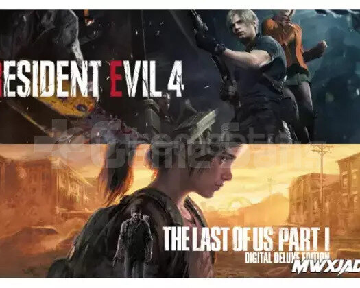 The Last of Us Part I + Resident Evil 4 Remake D.E