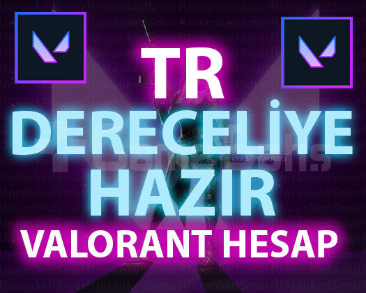 TR-DERECELİYE HAZIR VALORANT HESAPLAR!!