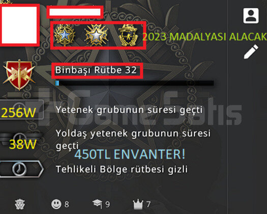 3 MADALYA 450 ENVANTER YEŞİL FAKTÖR TÜRK HESAP