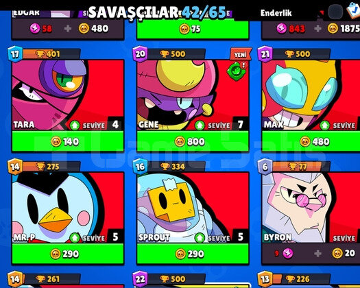 42 Karakterli Crowlu 18 K hesap