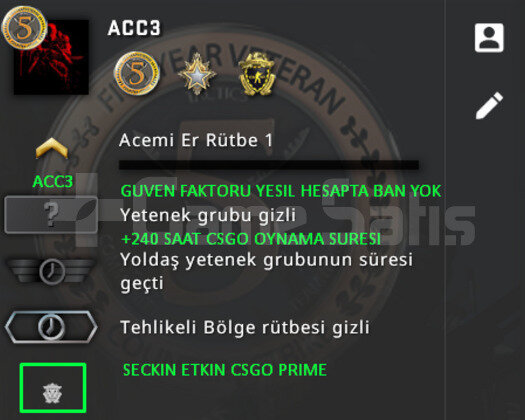 3 MADALYA | FULL PRIME CSGO | GUVEN FAKTORU YESIL