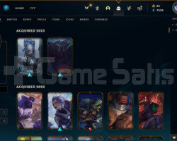 387 KOSTÜMLÜ 621 LEVEL EFSANE LOL HESAP