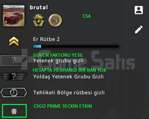 2 MADALYA | FULL PRIME CSGO | GUVEN FAKTORU YESIL