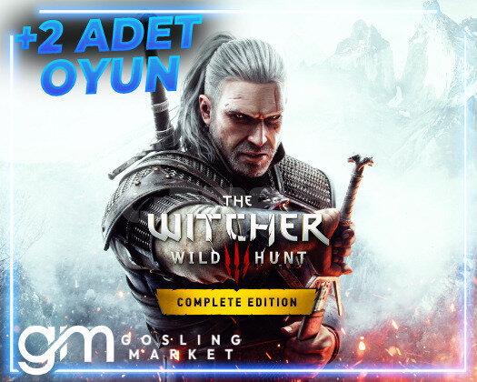 The Witcher 3 Full DLC + 2 Oyun + Garanti