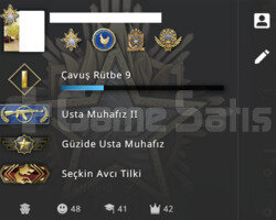 4 MADALYALI MG 2 CSGO HESABI +FACEİT BİLGİLERİ