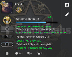 CSGO PRIME RANK ACIK 894 SAAT YESIL FAKTOR HESAP