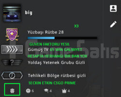 CSGO PRIME RANK ACIK 128 SAAT YESIL FAKTOR HESAP