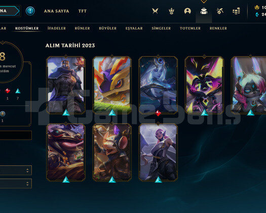 TR Plat 4 | 8 Kostüm - 35 Hero | LoL Hesap
