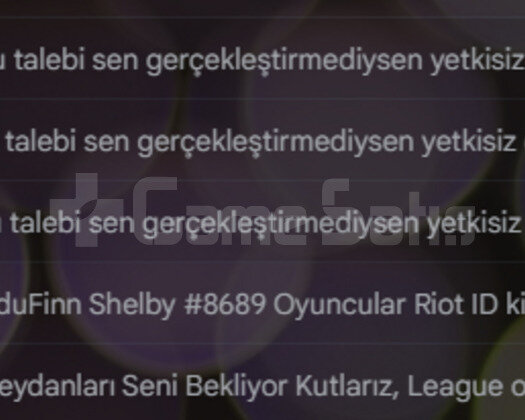23LVL EMAS2 SMURF ACC İMMO MMR!! İLK Mail kanıtlı!